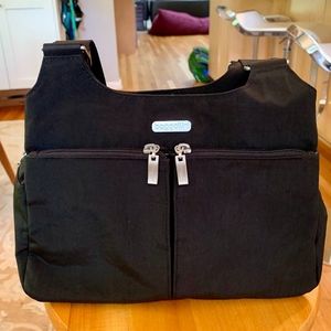 Baggallini Black Satchel Tote - Great Condition!